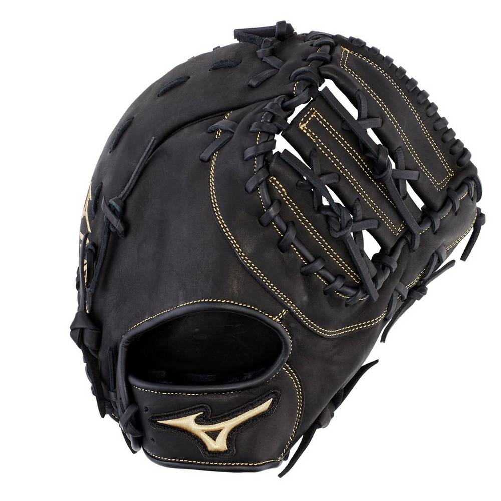 Mens Mizuno MVP Prime First Base 12.5" Baseball Catchers Mitt Black Philippines (KCHRPJ796)